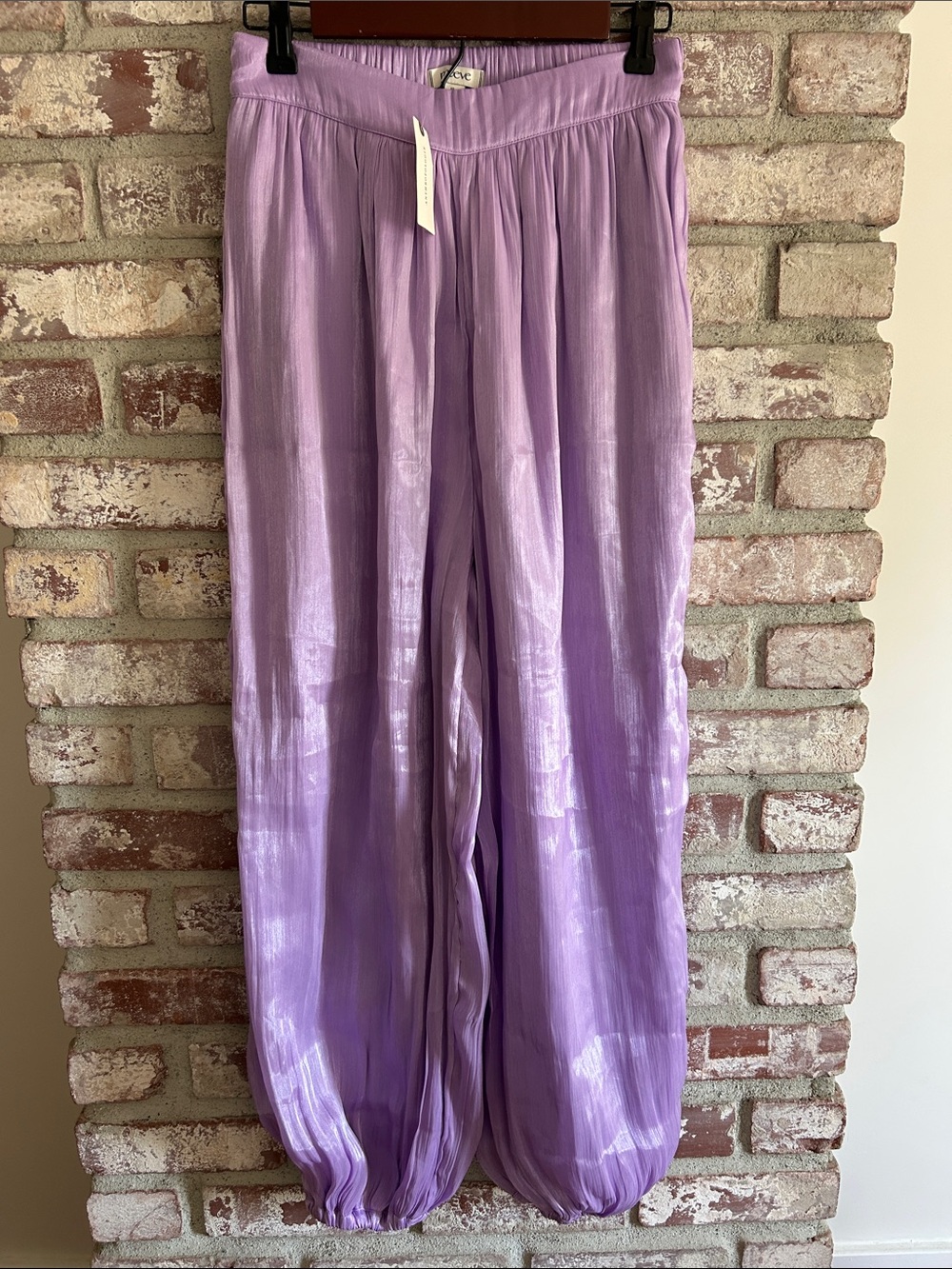 Maeve Shiny Balloon Pants NWT